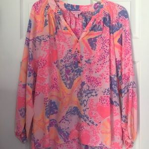 Lilly Pulitzer Summer Blouse